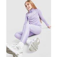 Under Armour Girls' HeatGear Wordmark Leggings Junior - Purple - Kids