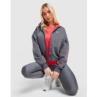 Under Armour Double Wordmark Cropped Hoodie - Grey - Womens