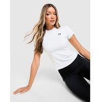 Under Armour Motion Fitted T-Shirt - White - Womens