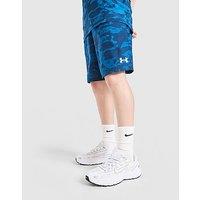 Under Armour Camo All Over Print Shorts Junior - Blue - Kids