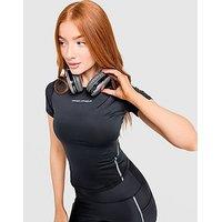 Under Armour Luxe T-Shirt - Black - Womens