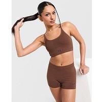 Under Armour Cotton Seamless Sports Bra - Brown - Womens