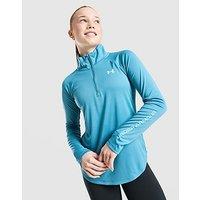 Under Armour Girls' Tech Wordmark 1/2 Zip Top Junior - Blue