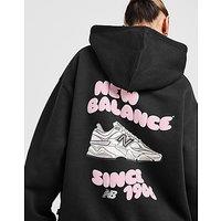 New Balance 9060 Graphic Hoodie - Black - Womens