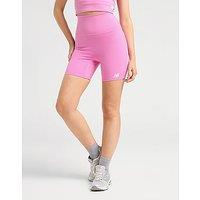 New Balance Essential Logo 6" Shorts - Pink - Womens
