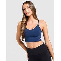 New Balance Logo Sports Bra - Blue - Womens