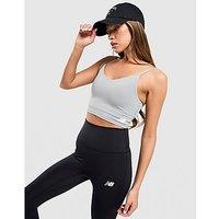 New Balance Logo Sports Bra - Grey - Womens