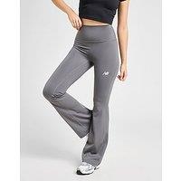 New Balance Essential Logo Flare Leggings - Grey - Womens
