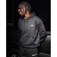 New Balance Back Logo Hoodie - Black - Mens