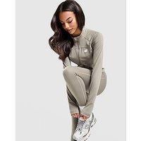 New Balance Logo Full Zip Track Top - Brown - Womens