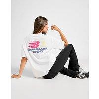 New Balance Run Club Graphic Boyfriend T-Shirt - White - Womens