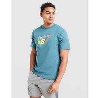 New Balance Neon Large Logo T-Shirt - Black - Mens