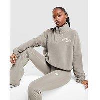 New Balance Varsity Polar Fleece 1/4 Zip Sweatshirt - Grey - Womens