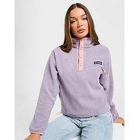 Columbia Helvetia Crop Fleece Top - Purple - Womens