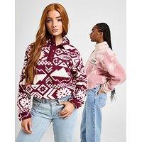 Columbia Helvetia Aztec Fleece - Burgundy - Womens