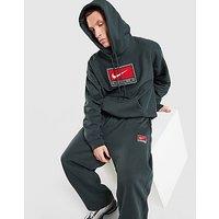 Nike Solo Swoosh Open Hem Fleece Joggers - Black - Mens