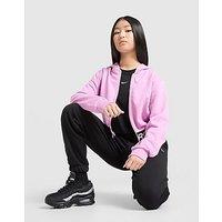 Nike Girls' Pro Crop Full Zip Hoodie Junior - Pink