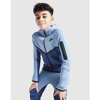 Nike Tech Fleece Full Zip Hoodie Junior - Blue