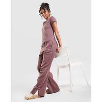 Nike Phoenix Fleece Wide Leg Joggers - Purple - Womens