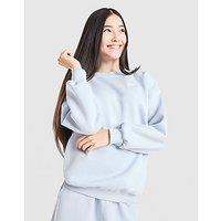Nike Girls' Club Oversized Crew Sweatshirt Junior - Grey