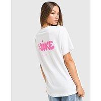 Nike Bubble Graphic Boyfriend T-Shirt - White - Womens