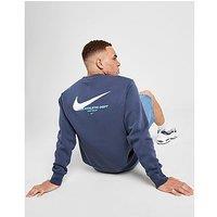 Nike Athletic Crew Sweatshirt - Blue - Mens
