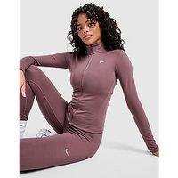 Nike Training One Full Zip Jacket - Brown - Womens