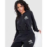 Nike Graphic Swoosh Hoodie - Black - Womens