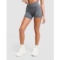Nike Training Graphic Swoosh Wrap Shorts - Grey - Womens