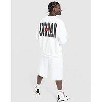 Jordan Globe Crew Sweatshirt - White - Mens