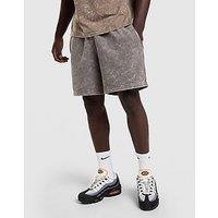Nike Washed Shorts - Brown - Mens