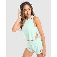 Nike Running AeroSwift Cropped Tank Top - Green - Womens