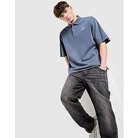Nike Club Washed Polo Shirt - Blue - Mens