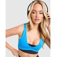 Nike Training Pro Sculpt Sports Bra - Blue - Womens