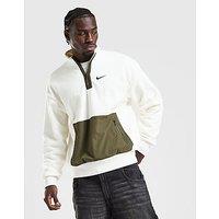 Nike 1/4 Zip Polar Fleece - White - Mens
