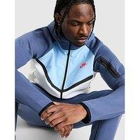 Nike Tech Mix Full Zip Hoodie - White - Mens