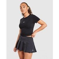 Jordan Brooklyn Pleated Skirt - Black - Womens