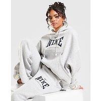 Nike Classics Graphic Phoenix Oversized Hoodie - Grey - Womens