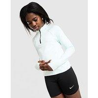 Nike Girl's Pro Dri-FIT 1/2 Zip Top - Green - Kids