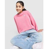 Nike Girls' Club Oversized Crew Sweatshirt Junior - Pink