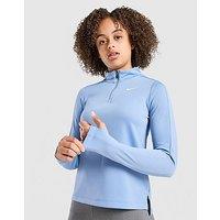 Nike Girls' Fitness Long Sleeve 1/2 Zip Top Junior - Blue