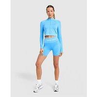 Nike Training Pro Seamless 5" Shorts - Blue - Womens