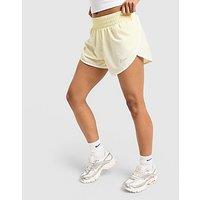 Nike Training Graphic Swoosh Woven Shorts - Yellow - Womens