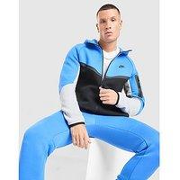 Nike Tech Fleece Full Zip Hoodie - Blue - Mens