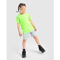 Under Armour Tech Hybrid T-Shirt/Shorts Children - Green - Kids