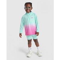 Under Armour Girls' Fade 1/4 Zip/Shorts Set Children - Blue - Kids