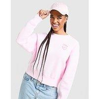 Nike Valentine's Day Crop Crew Sweatshirt - Pink - Womens