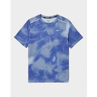 Nike Miler All Over Print T-Shirt Junior - Blue - Kids