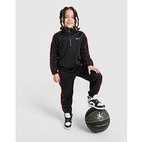 Jordan Poly 1/4 Zip Tracksuit Children - Black