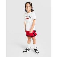 Jordan Diamond T-Shirt/Shorts Children - White